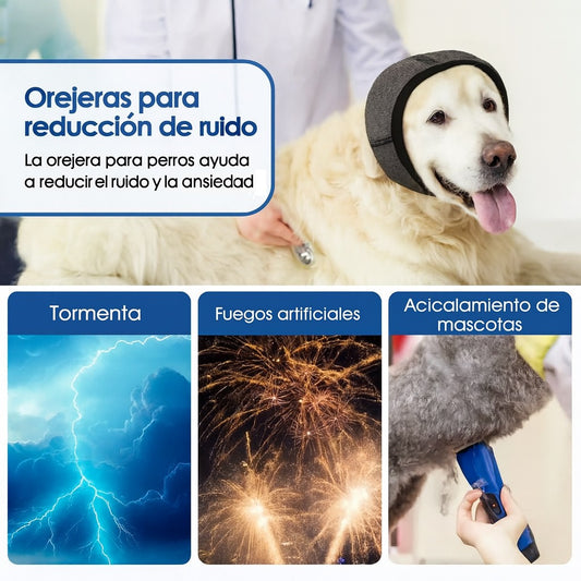 🎧 Orejeras Protectoras para Perros – Reducción de Ruido y Calmante para Fiestas/tormentas – Nubecita Pets *(OFERTA 2X1)